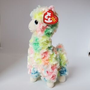 Ty Beanie Baby - Lola the Rainbow Llama 6" Plush Stuffed Animal Toy